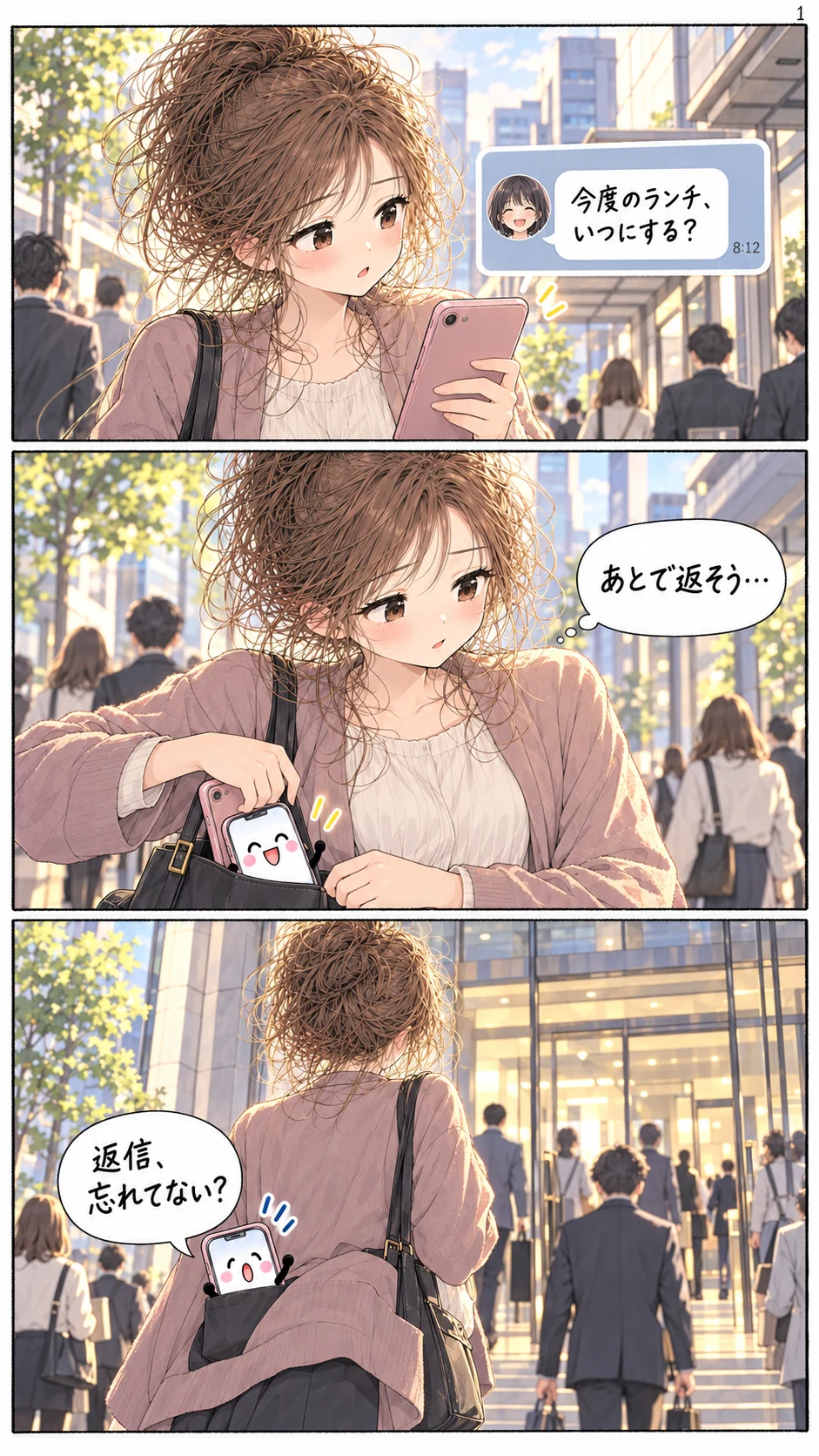 既読スルーしてもいい日の第1ページ