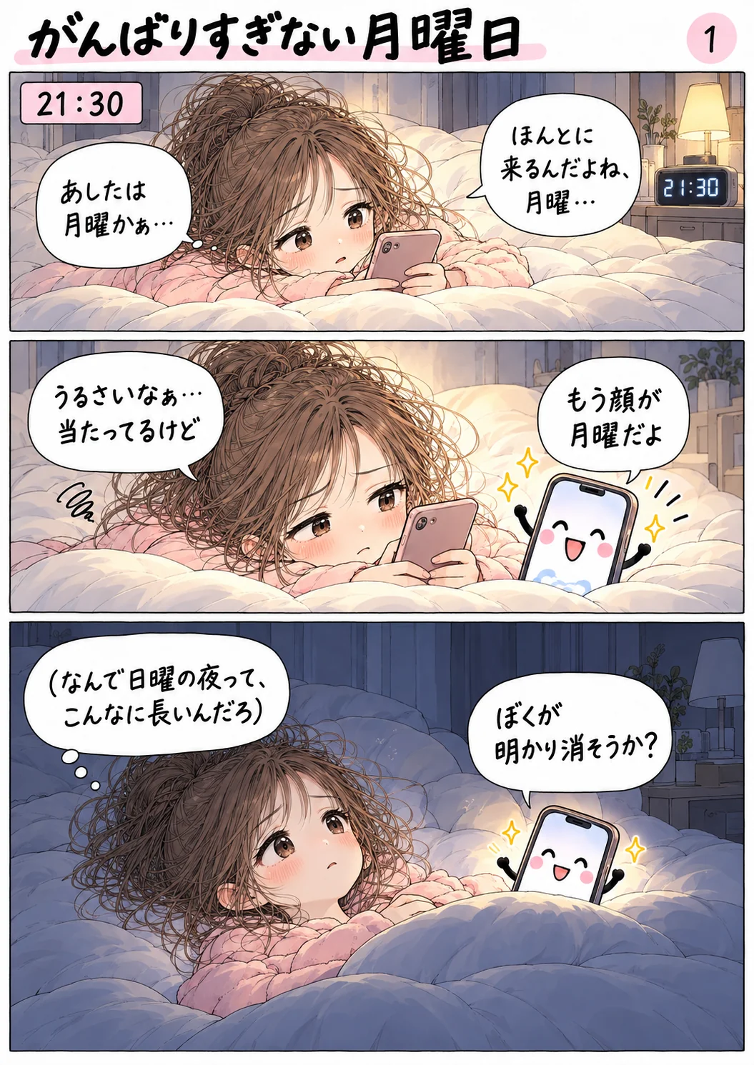 がんばりすぎない月曜日の表紙